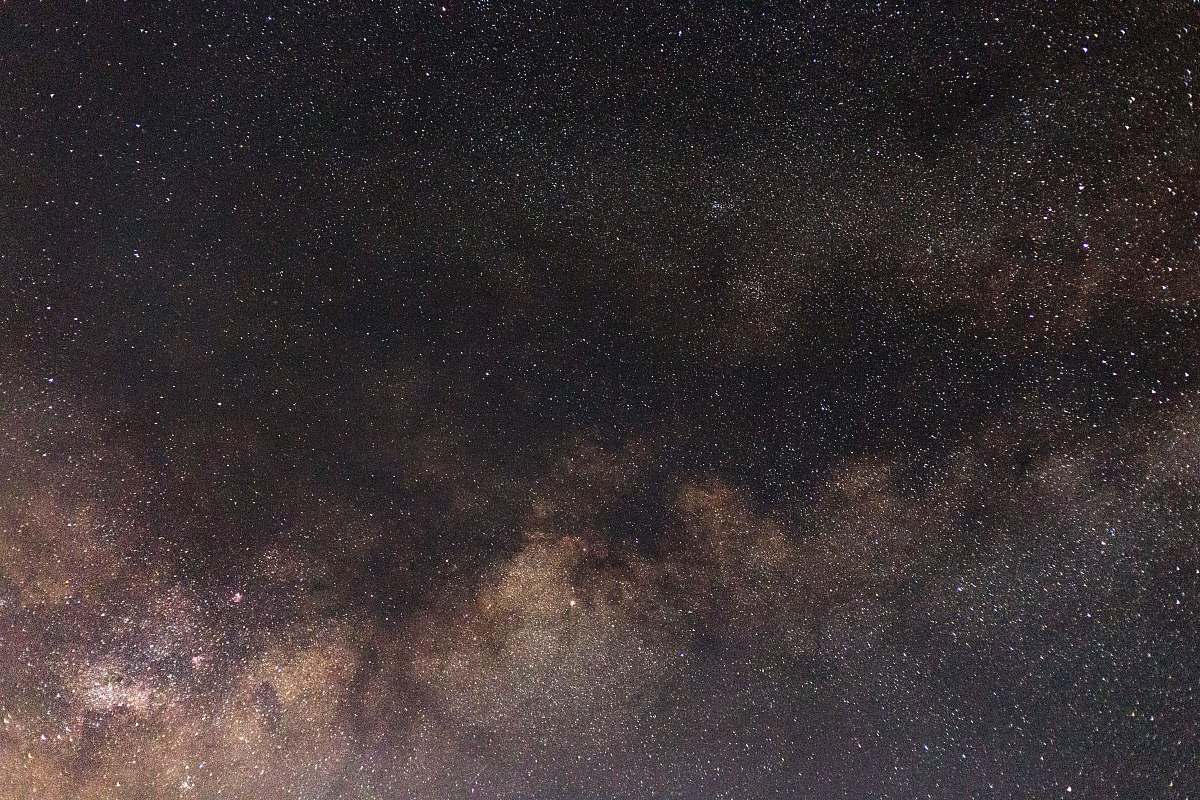 milky way low-angle of milky way astronomy